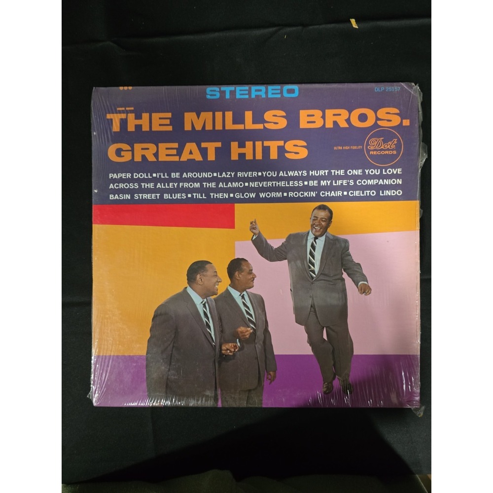 The Mills Brothers Bros. - Great Hits (1958 Vinyl Record LP) IN SHRINK DLP 25157
